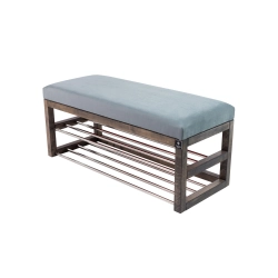 Ławka Pufa Tapicerowana Siedzisko Gładkie Popiel LPG-5 Rozmiary od 50 cm do 200 cm