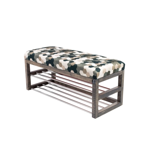 Ławka Pufa Tapicerowana Siedzisko Gładkie Print AC2 LPG-5 Rozmiary od 50 cm do 200 cm