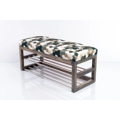 Ławka Pufa Tapicerowana Siedzisko Gładkie Print AC2 LPG-5 Rozmiary od 50 cm do 200 cm