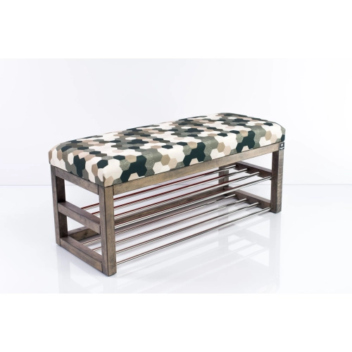 Ławka Pufa Tapicerowana Siedzisko Gładkie Print AC2 LPG-5 Rozmiary od 50 cm do 200 cm