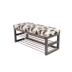 Ławka Pufa Tapicerowana Siedzisko Gładkie Ażurowe Liście LPG-5 Rozmiary od 50 cm do 200 cm