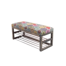 Ławka Pufa Tapicerowana Siedzisko Gładkie Hexagony Mandala LPG-5 Rozmiary od 50 cm do 200 cm