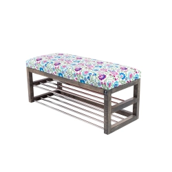 Ławka Pufa Tapicerowana Siedzisko Gładkie Kwiaty Łowieckie LPG-5 Rozmiary od 50 cm do 200 cm
