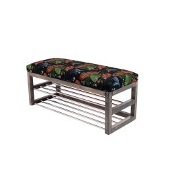 Ławka Pufa Tapicerowana Siedzisko Gładkie Liście Maki Koliber LPG-5 Rozmiary od 50 cm do 200 cm