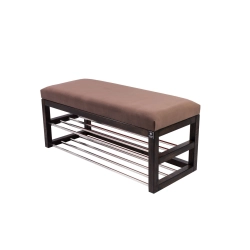 Ławka Pufa Tapicerowana Siedzisko Gładkie Brązowy LPG-5 Rozmiary od 50 cm do 200 cm