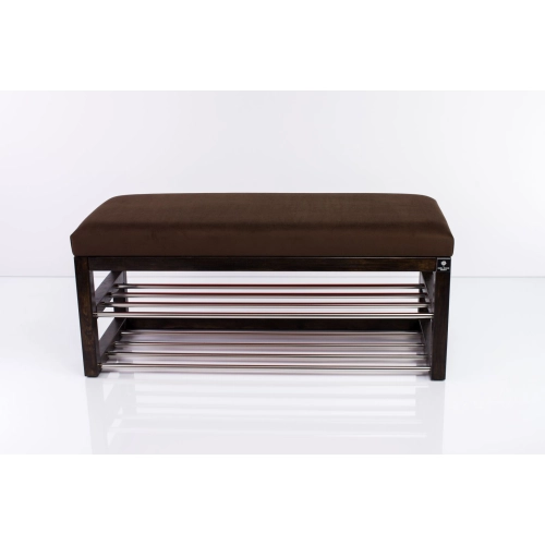 Ławka Pufa Tapicerowana Siedzisko Gładkie Brązowy LPG-5 Rozmiary od 50 cm do 200 cm