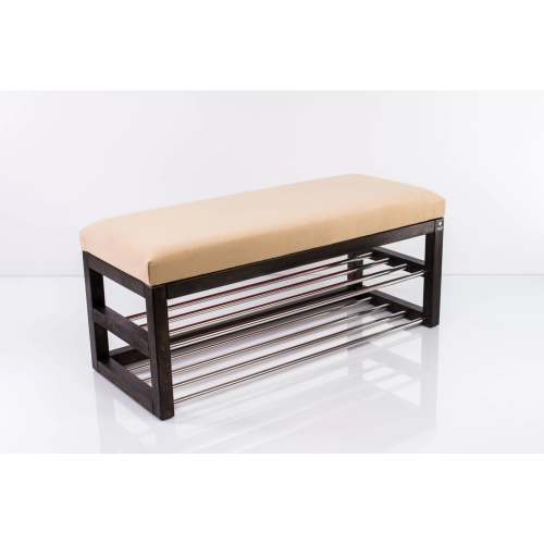 Ławka Pufa Tapicerowana Siedzisko Gładkie Cappucino LPG-5 Rozmiary od 50 cm do 200 cm