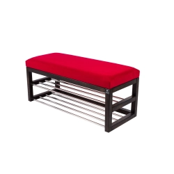 Ławka Pufa Tapicerowana Siedzisko Gładkie Czerwony LPG-5 Rozmiary od 50 cm do 200 cm