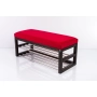 Ławka Pufa Tapicerowana Siedzisko Gładkie Czerwony LPG-5 Rozmiary od 50 cm do 200 cm