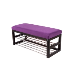 Ławka Pufa Tapicerowana Siedzisko Gładkie Fioletowy LPG-5 Rozmiary od 50 cm do 200 cm