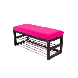 Ławka Pufa Tapicerowana Siedzisko Gładkie Różowy LPG-5 Rozmiary od 50 cm do 200 cm