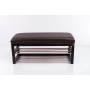 Ławka Pufa Tapicerowana Siedzisko Gładkie Ekoskóra Brąz LPG-5 Rozmiary od 50 cm do 200 cm