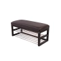 Ławka Pufa Tapicerowana Siedzisko Gładkie Ekoskóra Brąz LPG-5 Rozmiary od 50 cm do 200 cm