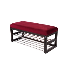 Ławka Pufa Tapicerowana Siedzisko Gładkie Bordowy LPG-5 Rozmiary od 50 cm do 200 cm