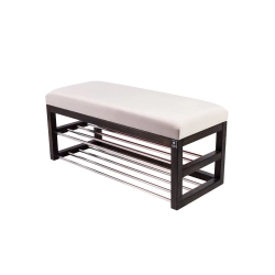 Ławka Pufa Tapicerowana Siedzisko Gładkie Srebrny LPG-5 Rozmiary od 50 cm do 200 cm