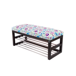 Ławka Pufa Tapicerowana Siedzisko Gładkie Kwiaty Łowieckie LPG-5 Rozmiary od 50 cm do 200 cm