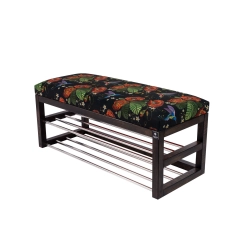 Ławka Pufa Tapicerowana Siedzisko Gładkie Liście Maki Koliber LPG-5 Rozmiary od 50 cm do 200 cm