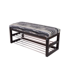 Ławka Pufa Tapicerowana Siedzisko Gładkie Malowane Paski LPG-5 Rozmiary od 50 cm do 200 cm