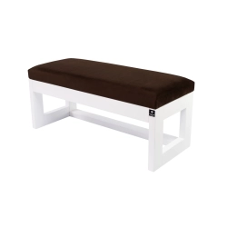 Ławka Pufa Tapicerowana Siedzisko Gładkie Brązowy LPG-16 Rozmiary od 50 cm do 200 cm