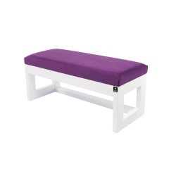 Ławeczka Pufa Tapicerowana Siedzisko Gładkie Fioletowy LPG-16 Rozmiary od 50 cm do 200 cm