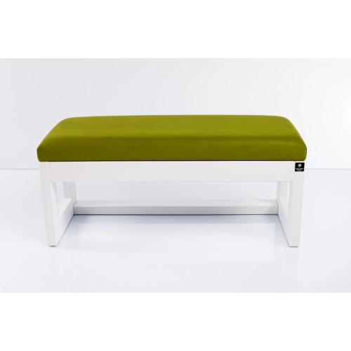 Ławka Pufa Tapicerowana Siedzisko Gładkie Zieleń Pistacja LPG-16 Rozmiary od 50 cm do 200 cm