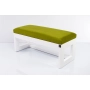 Ławka Pufa Tapicerowana Siedzisko Gładkie Zieleń Pistacja LPG-16 Rozmiary od 50 cm do 200 cm