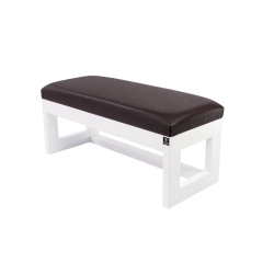 Ławka Pufa Tapicerowana Siedzisko Gładkie Ekoskóra Brąz LPG-16 Rozmiary od 50 cm do 200 cm