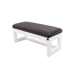 Ławka Pufa Tapicerowana Siedzisko Gładkie Ekoskóra Grafit LPG-16 Rozmiary od 50 cm do 200 cm