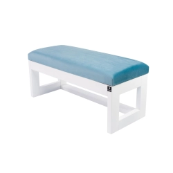 Ławka Pufa Tapicerowana Siedzisko Gładkie Jasny Błękit LPG-16 Rozmiary od 50 cm do 200 cm