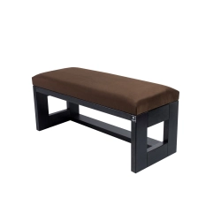 Ławka Pufa Tapicerowana Siedzisko Gładkie Brązowy LPG-6 Rozmiary od 50 cm do 200 cm