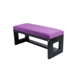 Ławka Pufa Tapicerowana Siedzisko Gładkie Fioletowy LPG-6 Rozmiary od 50 cm do 200 cm