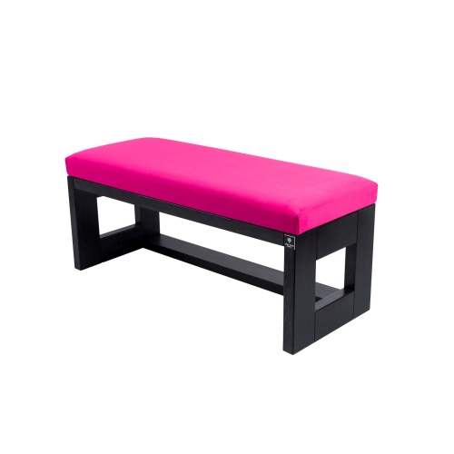 Ławka Pufa Tapicerowana Siedzisko Gładkie Różowy LPG-6 Rozmiary od 50 cm do 200 cm