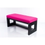 Ławka Pufa Tapicerowana Siedzisko Gładkie Różowy LPG-6 Rozmiary od 50 cm do 200 cm