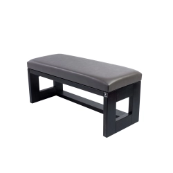 Ławka Pufa Tapicerowana Siedzisko Gładkie Ekoskóra Grafit LPG-6 Rozmiary od 50 cm do 200 cm