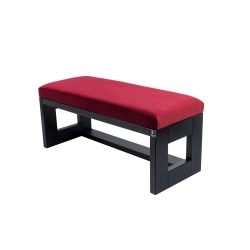 Ławka Pufa Tapicerowana Siedzisko Gładkie Bordowy LPG-6 Rozmiary od 50 cm do 200 cm