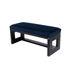 Ławka Pufa Tapicerowana Siedzisko Gładkie Granatowy LPG-6 Rozmiary od 50 cm do 200 cm