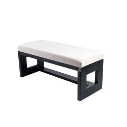 Ławka Pufa Tapicerowana Siedzisko Gładkie Srebrny LPG-6 Rozmiary od 50 cm do 200 cm