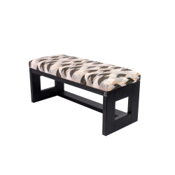 Ławka Pufa Tapicerowana Siedzisko Gładkie Ażurowe Liście LPG-6 Rozmiary od 50 cm do 200 cm