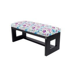 Ławka Pufa Tapicerowana Siedzisko Gładkie Kwiaty Łowieckie LPG-6 Rozmiary od 50 cm do 200 cm