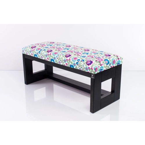 Ławka Pufa Tapicerowana Siedzisko Gładkie Kwiaty Łowieckie LPG-6 Rozmiary od 50 cm do 200 cm