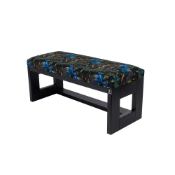 Ławka Pufa Tapicerowana Siedzisko Gładkie Pawie LPG-6 Rozmiary od 50 cm do 200 cm