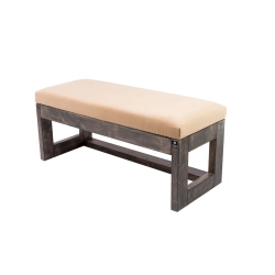 Ławka Pufa Tapicerowana Siedzisko Gładkie Cappucino LPG-16 Rozmiary od 50 cm do 200 cm