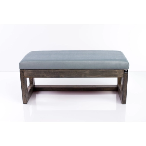 Ławeczka Pufa Tapicerowana Siedzisko Gładkie Popiel LPG-16 Rozmiary od 50 cm do 200 cm