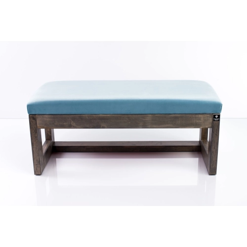 Ławka Pufa Tapicerowana Siedzisko Gładkie Jasny Błękit LPG-16 Rozmiary od 50 cm do 200 cm