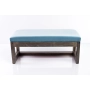 Ławka Pufa Tapicerowana Siedzisko Gładkie Jasny Błękit LPG-16 Rozmiary od 50 cm do 200 cm