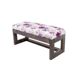 Ławka Pufa Tapicerowana Siedzisko Gładkie Print AB3 LPG-16 Rozmiary od 50 cm do 200 cm