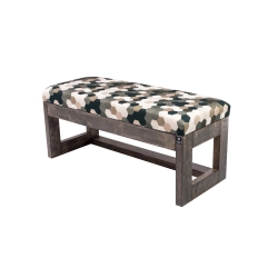 Ławka Pufa Tapicerowana Siedzisko Gładkie Print AC2 LPG-16 Rozmiary od 50 cm do 200 cm