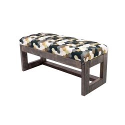 Ławka Pufa Tapicerowana Siedzisko Gładkie Print AC6 LPG-16 Rozmiary od 50 cm do 200 cm