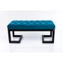 Ławka Pufa Pikowana Turkus Guzik Tapicerski LPM-1 Rozmiary od 50 cm do 200 cm