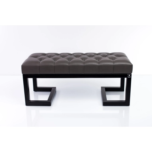 Ławka Pufa Pikowana Grafit Ekoskóra LPM-1 Rozmiary od 50 cm do 200 cm